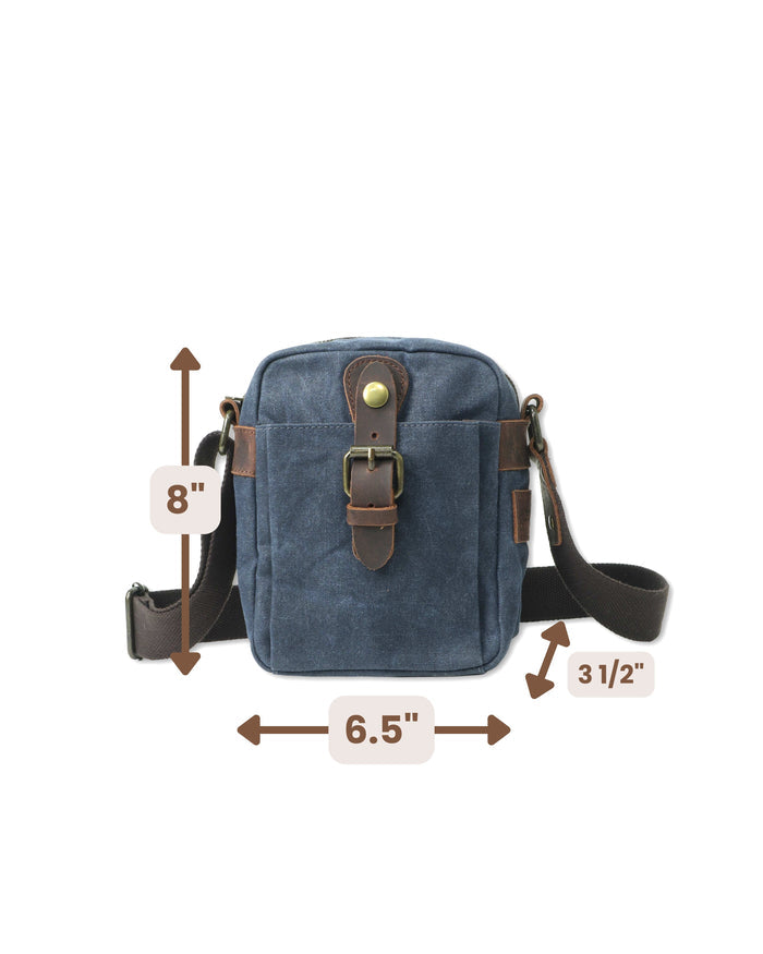 WAXED CANVAS FIELD BAG EDC CROSSBODY - SHIPS 8/1/26