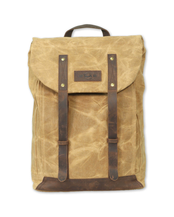 WAXED CANVAS LARGE TRAVEL BACKPACK - SHIPS 3/1/27