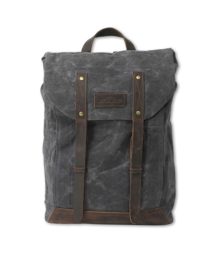 WAXED CANVAS LARGE TRAVEL BACKPACK - SHIPS 8/1/26