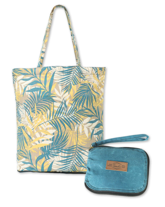 WAXED CANVAS PACKABLE TOTE BAG