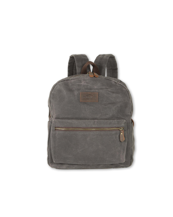 WAXED CANVAS SMALL LAPTOP BACKPACK - SHIPS 3/1/27