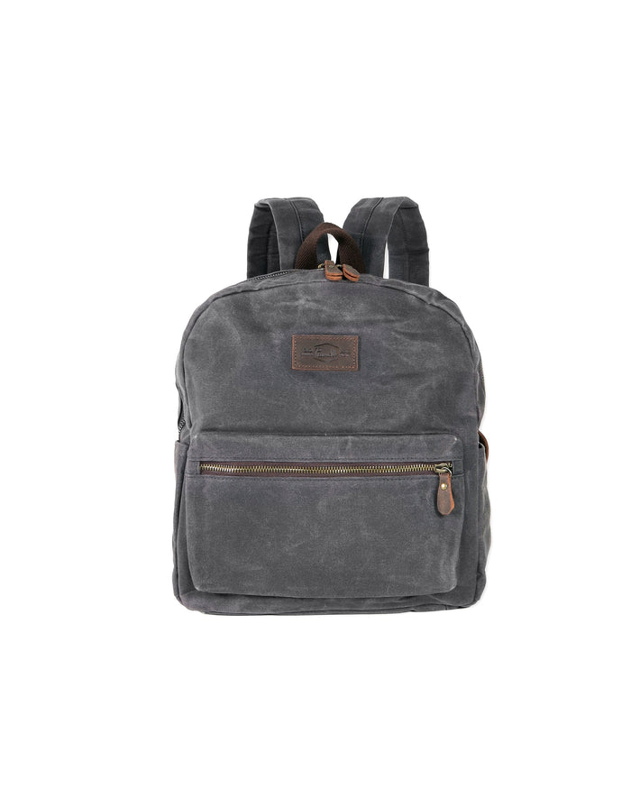 WAXED CANVAS SMALL LAPTOP BACKPACK