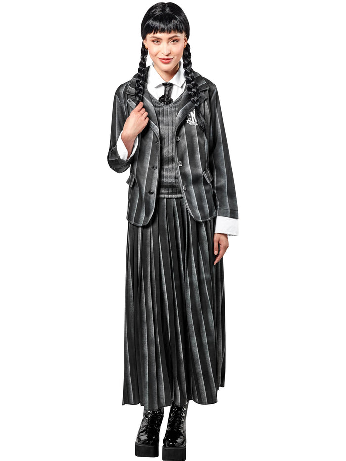 Wednesday Addams Adult School Uniform Costume