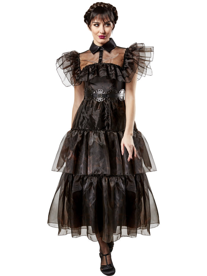Wednesday Addams Rave'n Adult Dress Costume