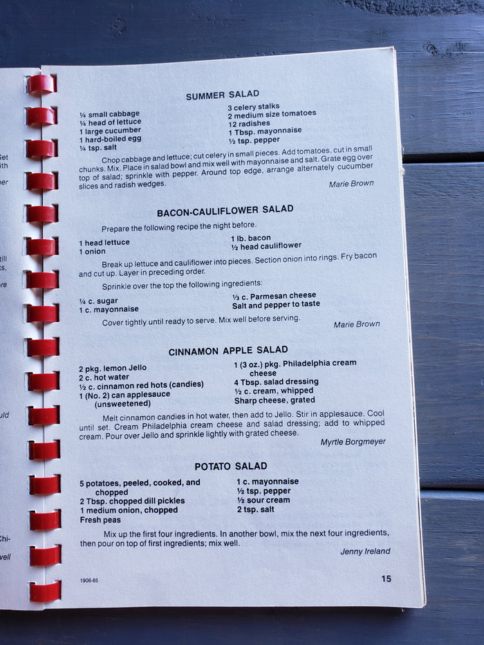 Weston Manor Gang Cookbook (Newcastle Wyoming)