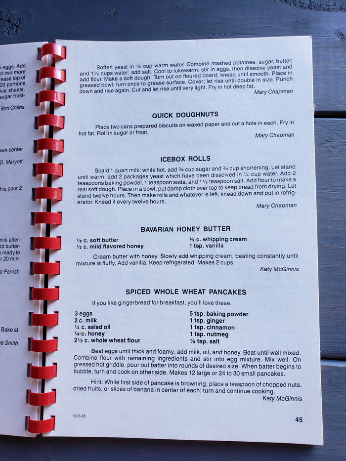 Weston Manor Gang Cookbook (Newcastle Wyoming)