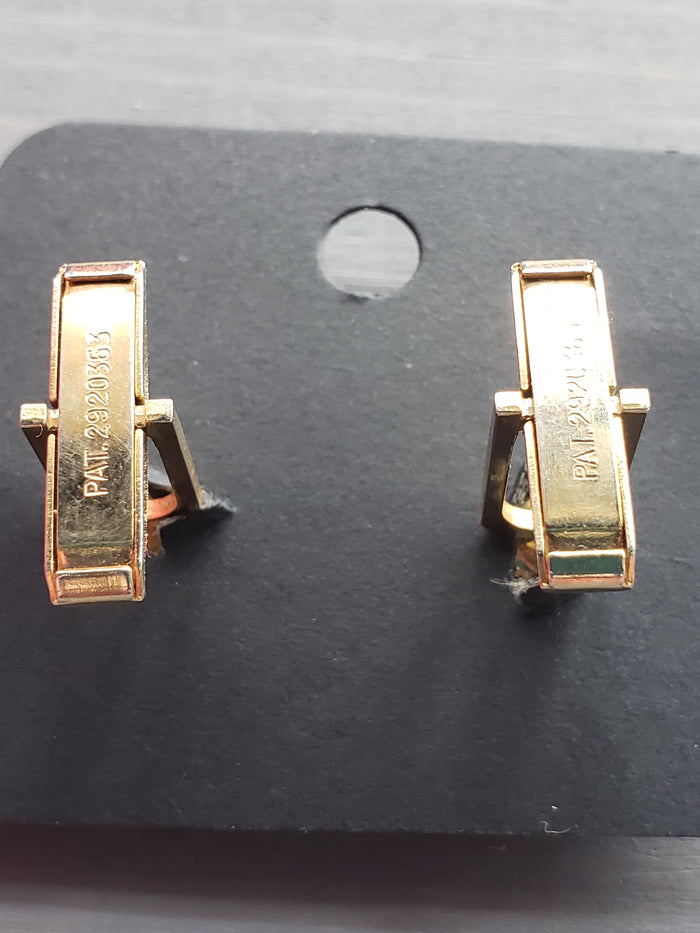 White agate cuff links