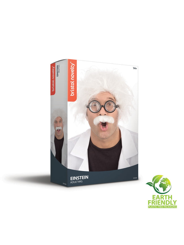 White Einstein Wig