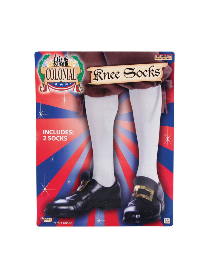 White Knee Socks