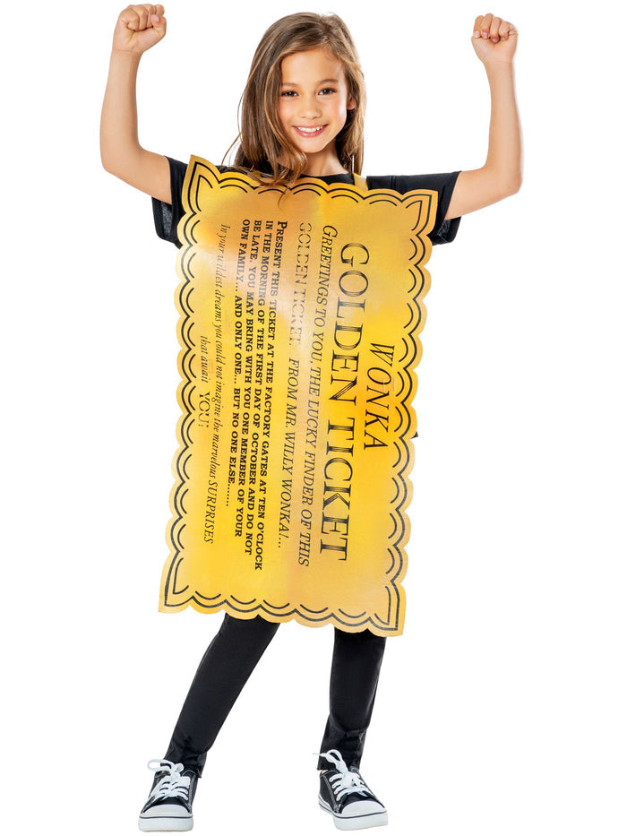 Willy Wonka - GOLDEN TICKET COSTUME