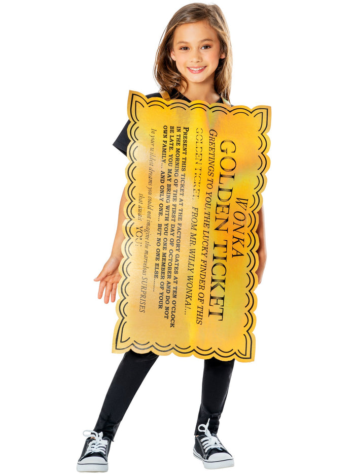 Willy Wonka - GOLDEN TICKET COSTUME