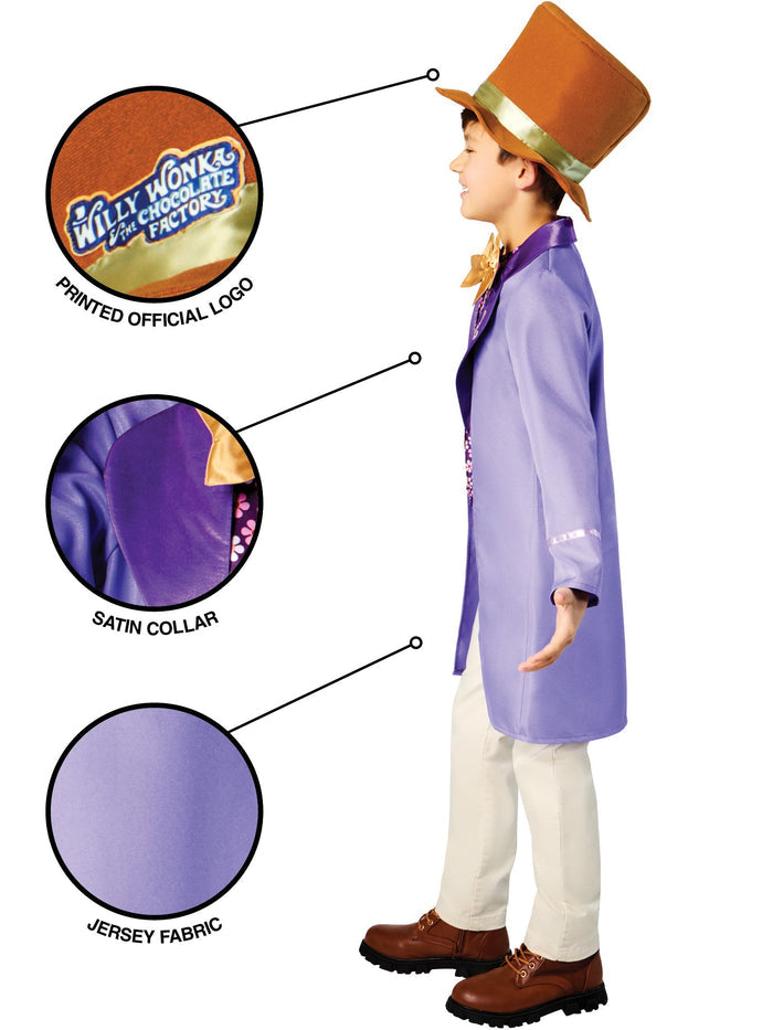 Willy Wonka Kids Costume