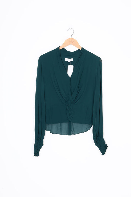 Witchery Womens Green Top Size 10