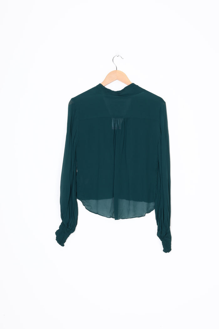 Witchery Womens Green Top Size 10