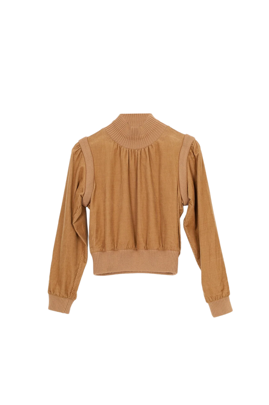 Saint Laurent Womens Brown Top Size 34