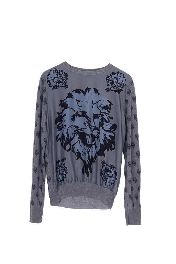 Alexander McQueen Womens Grey Top Size S