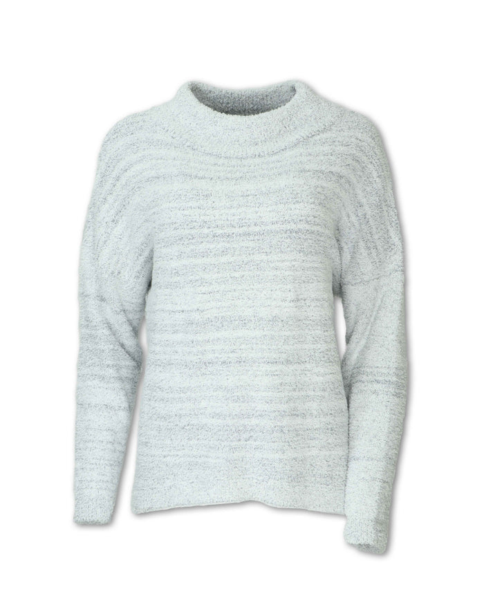 WOMEN'S HEATHERED CHENILLE SWEATER