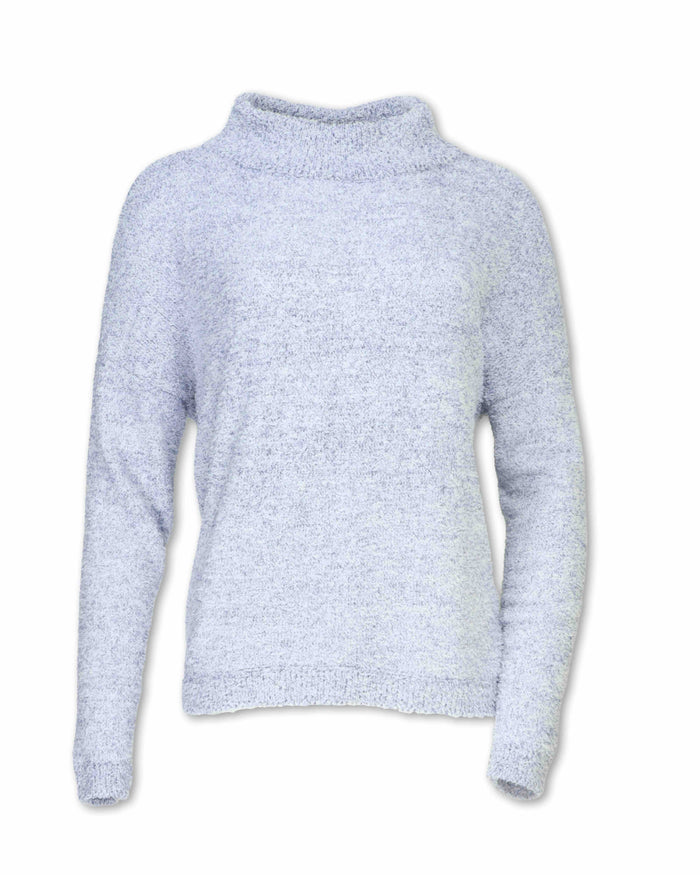 WOMEN'S HEATHERED CHENILLE SWEATER