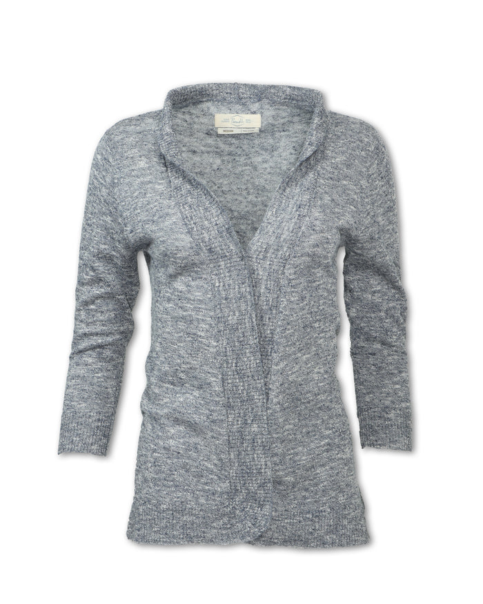 WOMEN'S MELANGE KNIT CARDIGAN