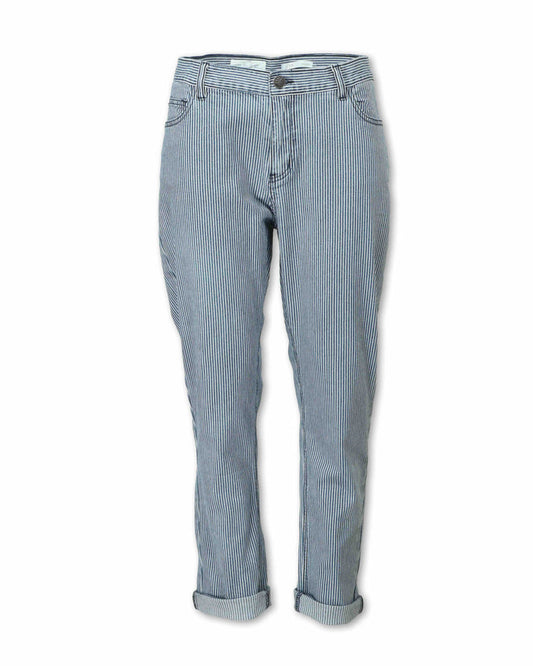 WOMEN'S VINTAGE STRIPE BOYFRIEND JEAN