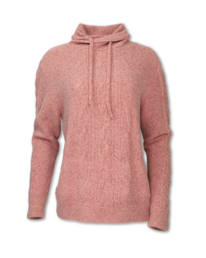 WOMEN'S WOOL BLEND COWLNECK SWEATER