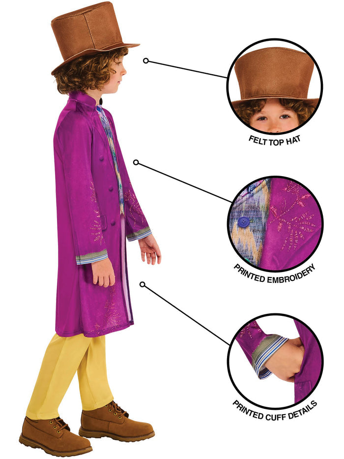 Wonka Kids Costume