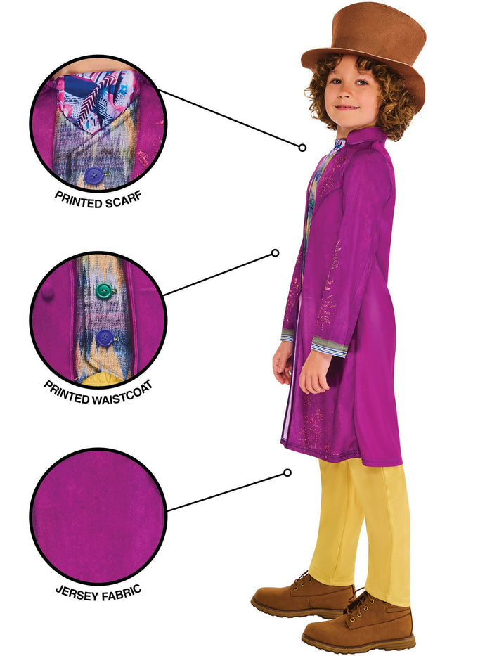 Wonka Kids Costume