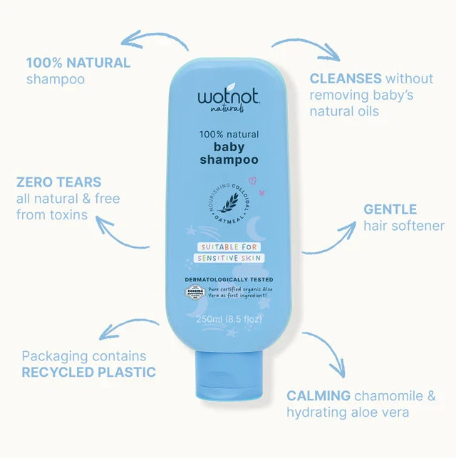 Wotnot Naturals Baby Shampoo 250ml