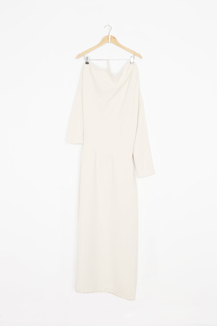 Wynn Hamlyn Womens Cream Dress Size 14