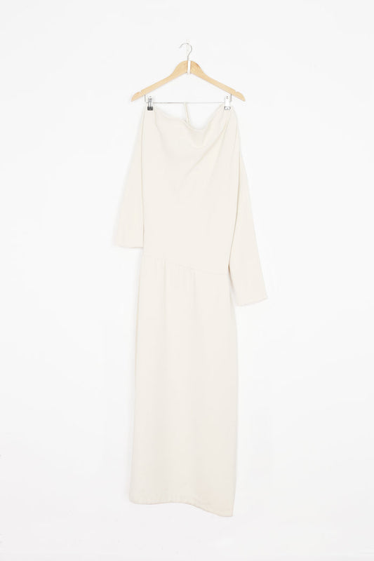 Wynn Hamlyn Womens Cream Dress Size 14