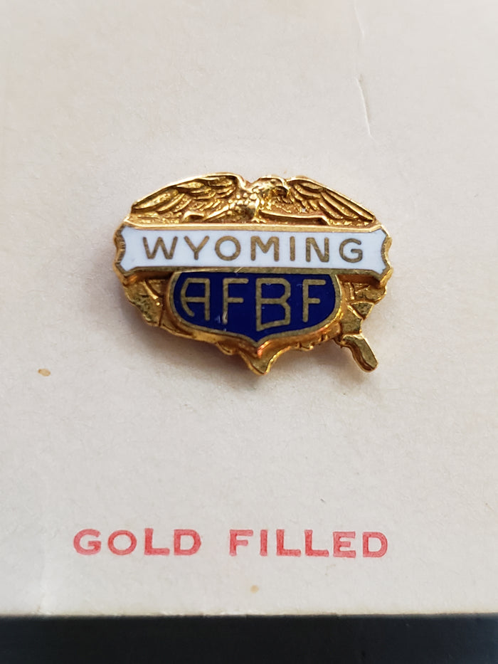 Wyoming American Farm Bureau lapel pin