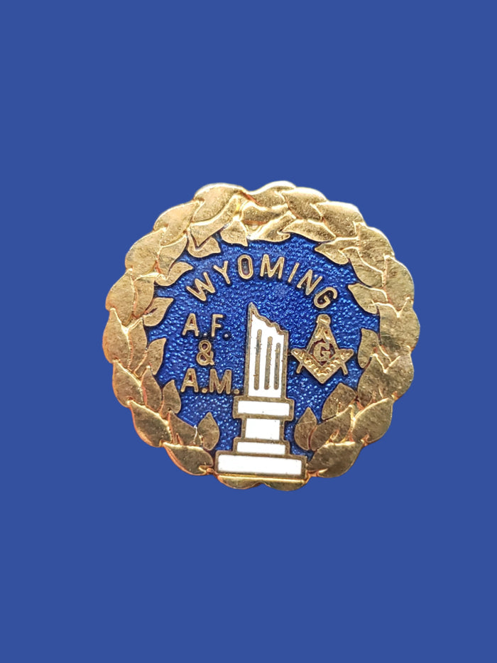 Wyoming Mason's pin