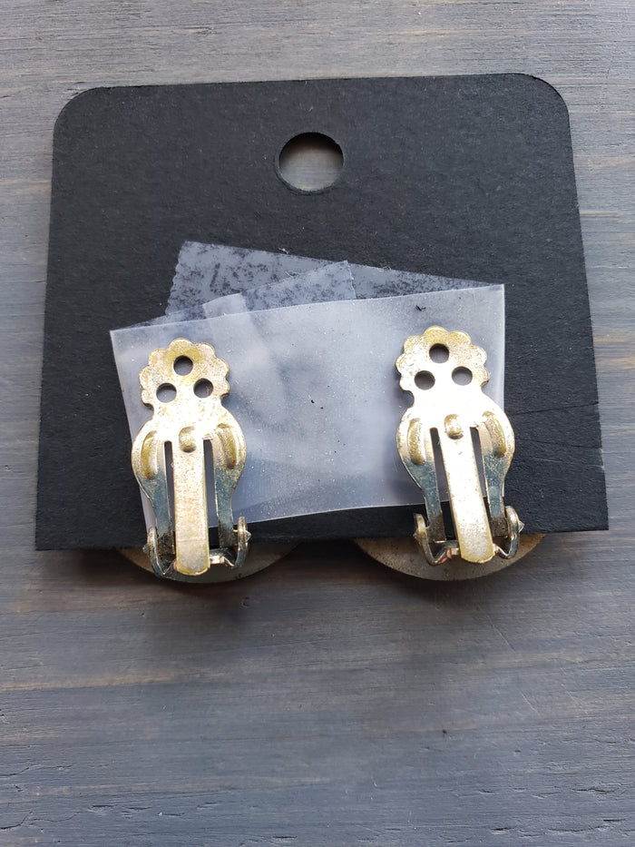 Wyoming souvenir clip on earrings