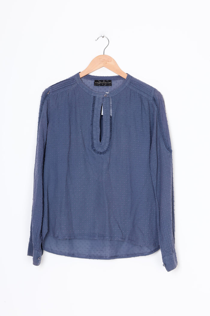 Zadig & Voltaire Womens Blue Top Size L
