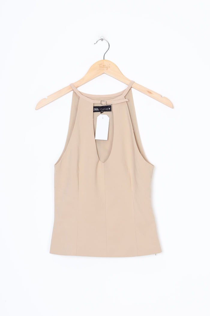Zara Womens Brown Top Size XS