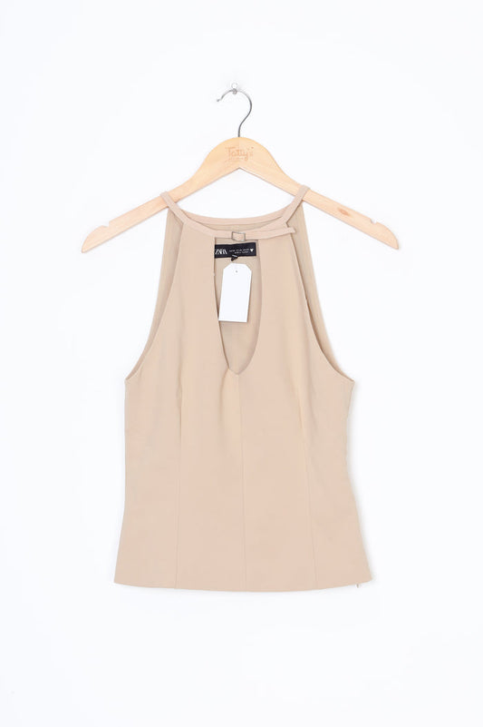 Zara Womens Brown Top Size XS