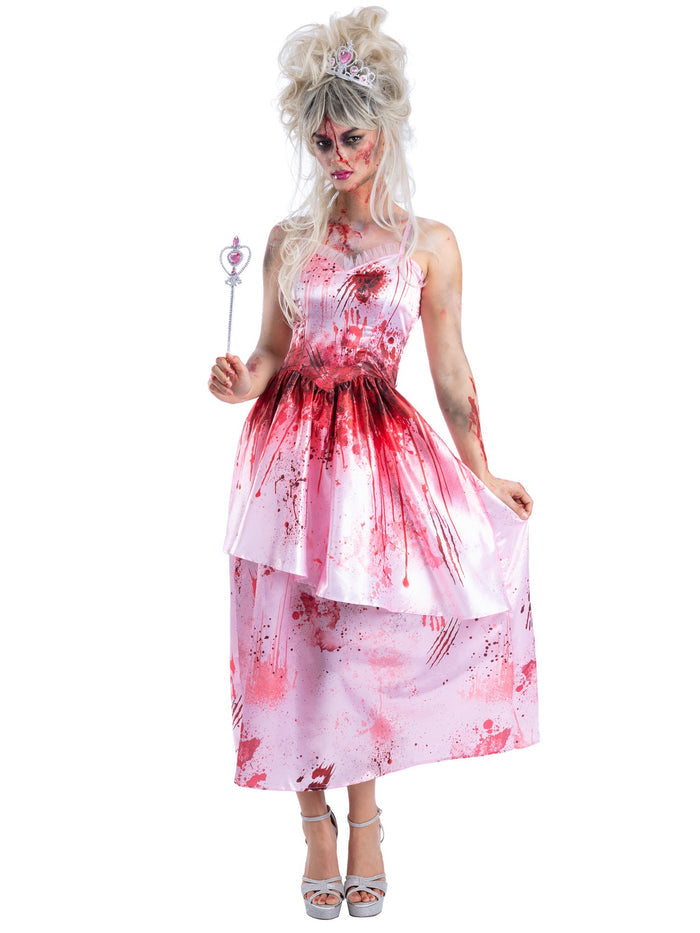 Zombie Pink Princess Costume
