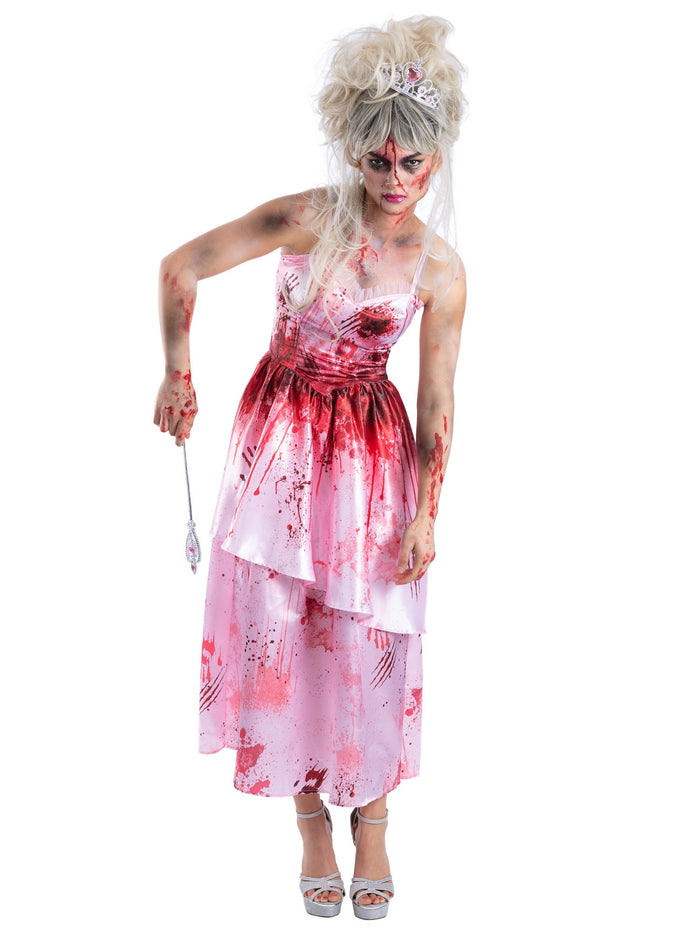 Zombie Pink Princess Costume