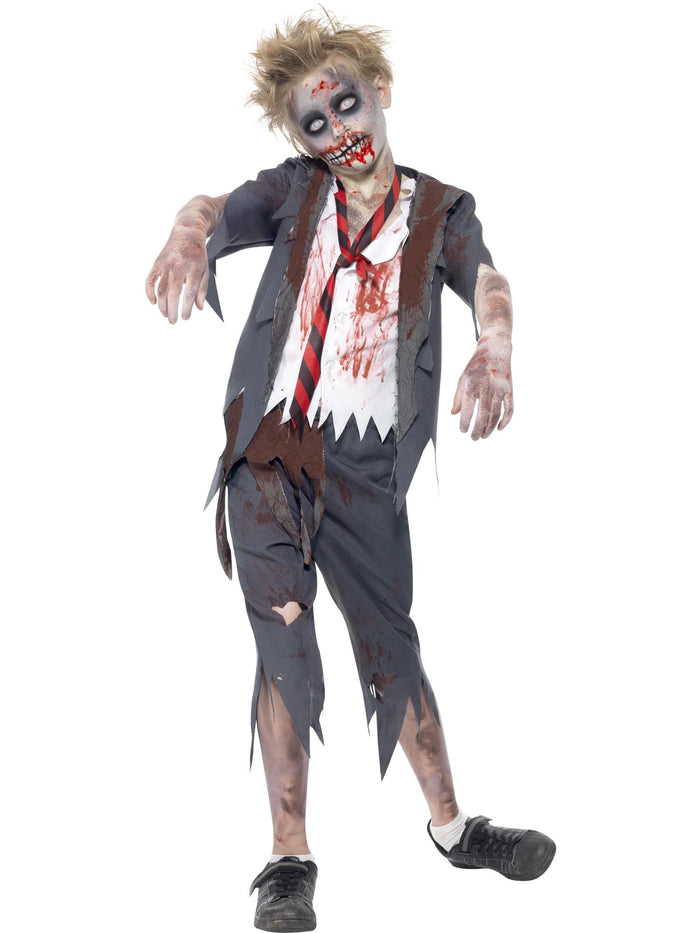 Zombie School Boy Child Costume