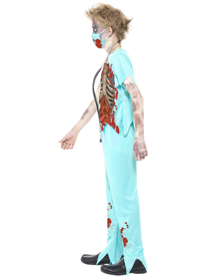Zombie Surgeon Child Boy's Costume